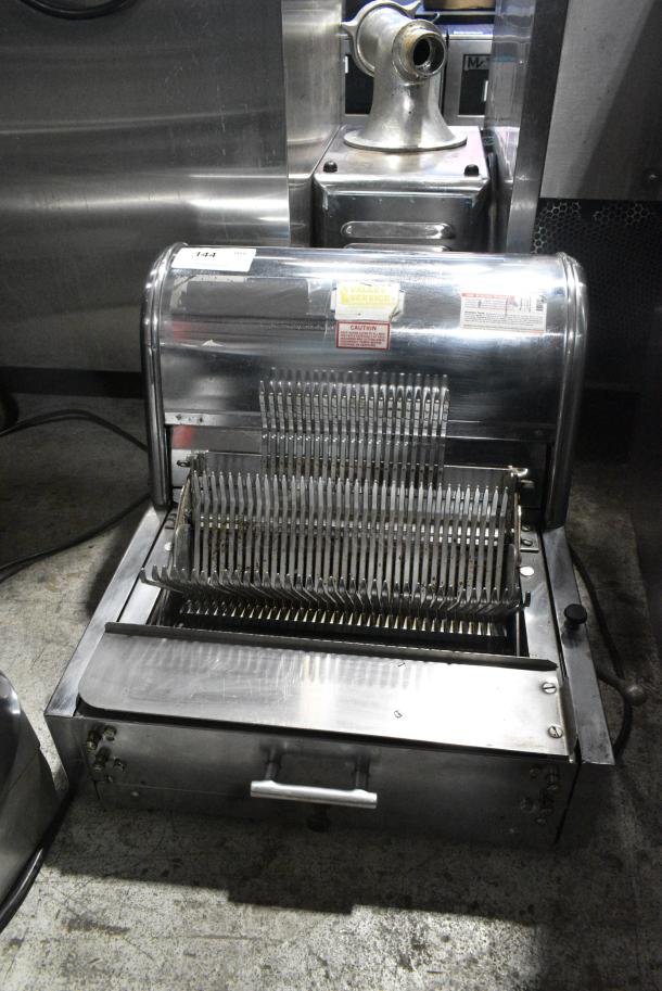 Berkel MB Metal Commercial Countertop Bread Loaf Slicer. 115 Volts, 1 Phase. Tested and Working! - Image 1 of 7