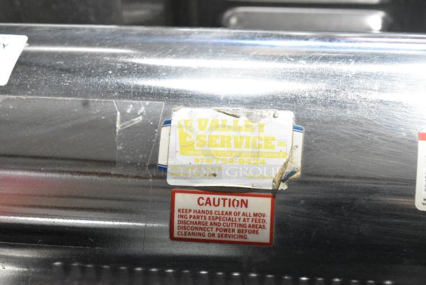 Berkel MB Metal Commercial Countertop Bread Loaf Slicer. 115 Volts, 1 Phase. Tested and Working! - Image 3 of 7