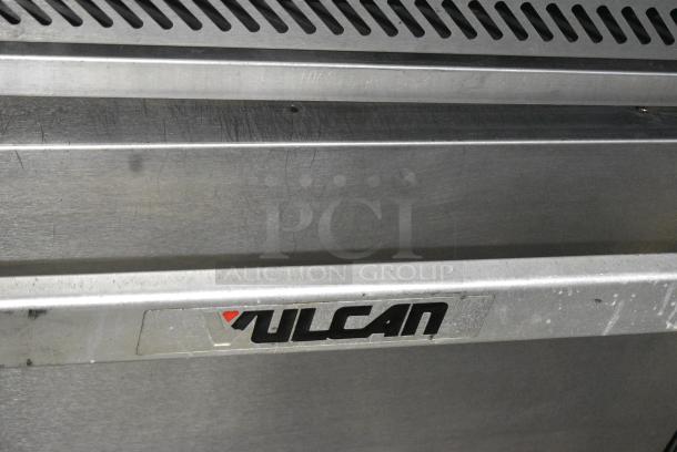 Vulcan Stainless Steel Commercial  Electric Powered 6 Burner Hot Plate Range w/ Oven, Over Shelf and Under Shelf. 240 Volts, 3 Phase. - Image 2 of 8