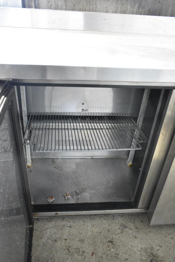 True TWT-72 Stainless Steel Commercial 3 Door Work Top Cooler. 115 Volts, 1 Phase. Tested and Working! - Image 3 of 6