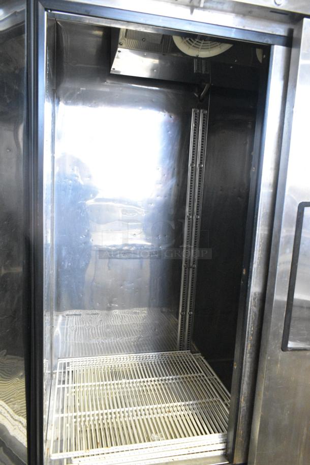 Turbo Air MSR-49NM Stainless Steel Commercial 2 Door Reach In Cooler on Commercial Casters. 115 Volts, 1 Phase. Tested and Working! - Image 4 of 7