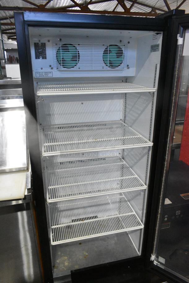 IDW G-12s Metal Commercial Single Door Reach In Cooler Merchandiser w/ Poly Coated Racks. 115 Volts, 1 Phase. Tested and Working! - Image 4 of 6