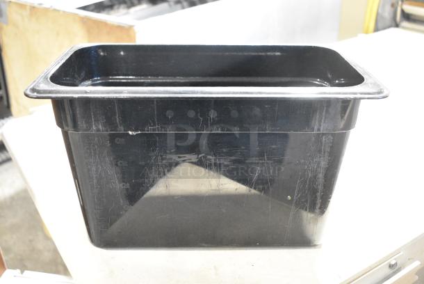 ALL ONE MONEY! Lot of 12 Black Poly Drop In Bins. - Image 2 of 4