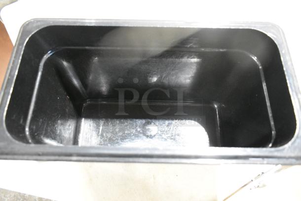 ALL ONE MONEY! Lot of 12 Black Poly Drop In Bins. - Image 3 of 4