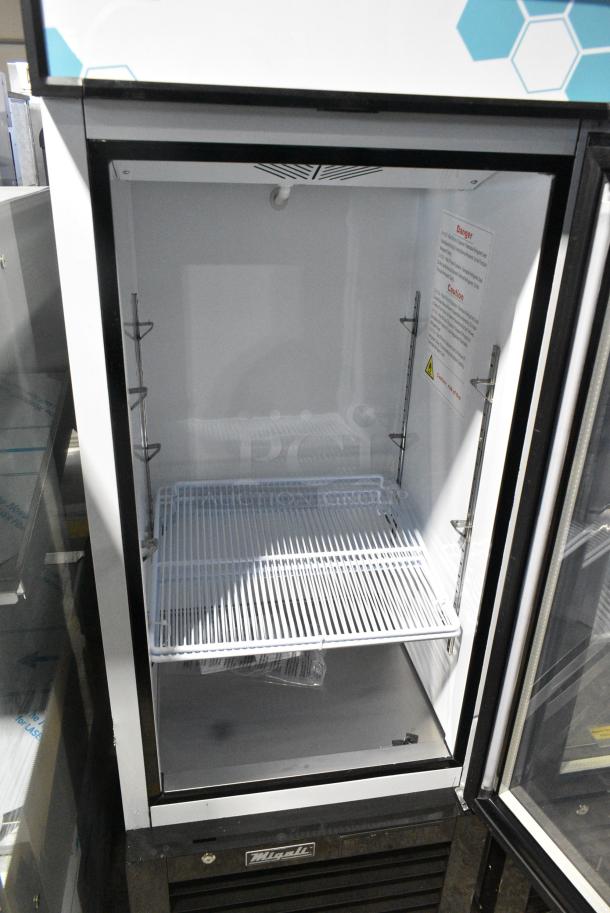2023 Migali C-10RM-HC Metal Commercial Single Door Reach In Cooler Merchandiser w/ Poly Coated Racks. 115 Volts, 1 Phase. Tested and Working! - Image 3 of 4