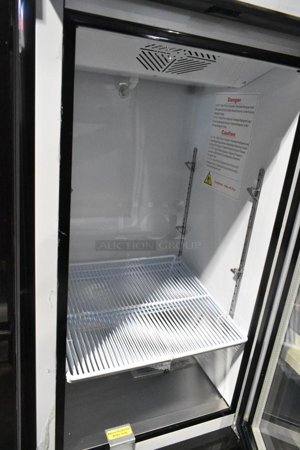 2023 Migali C-10RM-HC Metal Commercial Single Door Reach In Cooler Merchandiser w/ Poly Coated Racks. 115 Volts, 1 Phase. Tested and Working! - Image 3 of 4