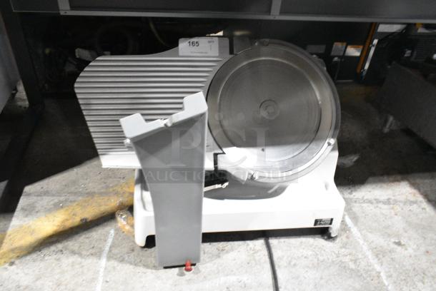Berkel X13AE-PLUS Metal Commercial Countertop Meat Slicer. Missing Carriage. 115 Volts, 1 Phase. Tested and Working! - Image 1 of 7