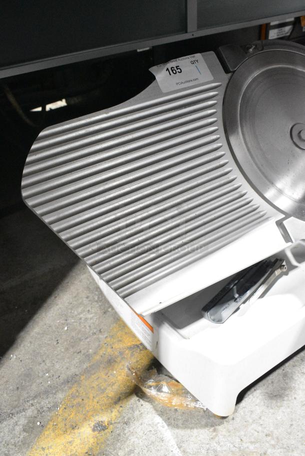 Berkel X13AE-PLUS Metal Commercial Countertop Meat Slicer. Missing Carriage. 115 Volts, 1 Phase. Tested and Working! - Image 3 of 7