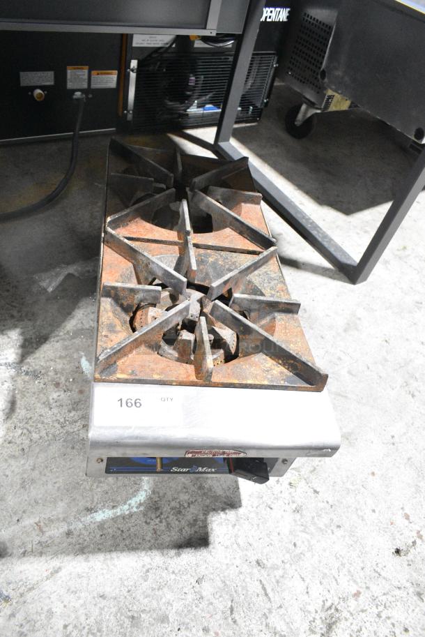 Star Max Stainless Steel Commercial Countertop Natural Gas Powered 2 Burner Range. - Image 2 of 5