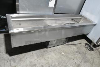 Delfield N8168NB Stainless Steel Commercial Cold Pan Drop In. 115 Volts, 1 Phase. Tested and Working!
