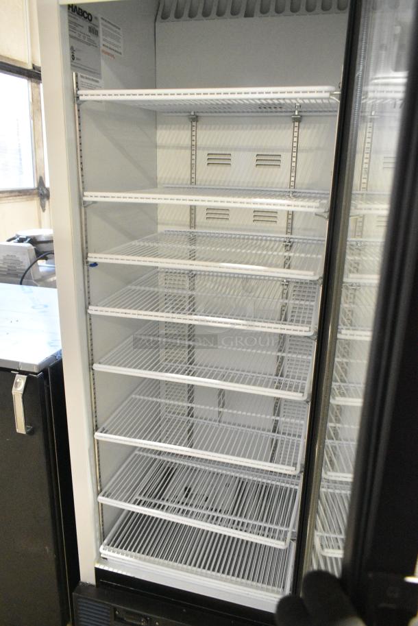2019 Habco SE18 Metal Commercial Single Door Reach In Cooler Merchandiser w/ Poly Coated Racks. 115 Volts, 1 Phase. Tested and Working! - Image 5 of 6