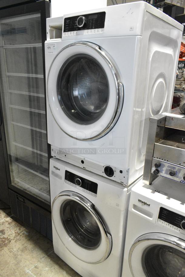 2 Whirlpool WFW5090JW 0 Metal Front Load Washer. 120 Volts, 1 Phase. 2 Times Your Bid! - Image 1 of 9