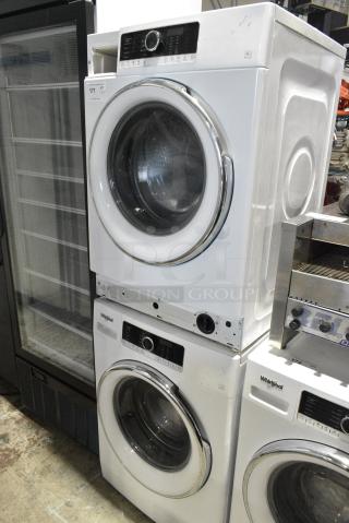 2 Whirlpool WFW5090JW 0 Metal Front Load Washer. 120 Volts, 1 Phase. 2 Times Your Bid!