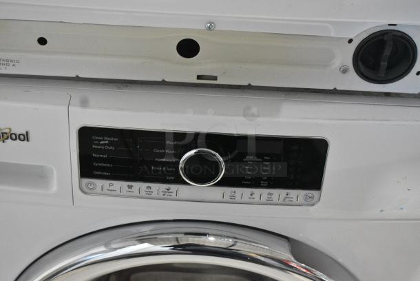 2 Whirlpool WFW5090JW 0 Metal Front Load Washer. 120 Volts, 1 Phase. 2 Times Your Bid! - Image 4 of 9