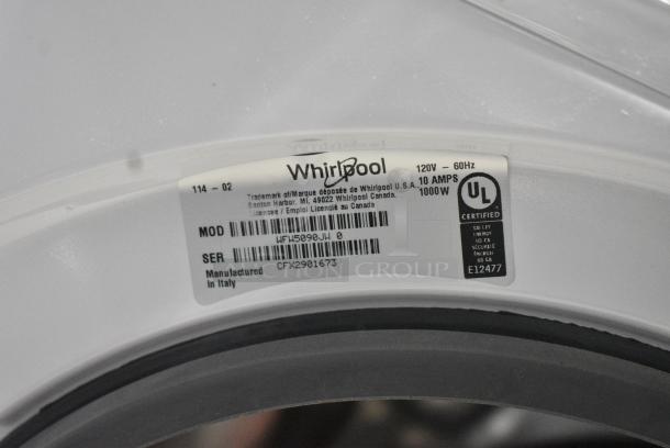 Whirlpool WFW5090JW 0 Metal Front Load Washer. 120 Volts, 1 Phase. - Image 5 of 5
