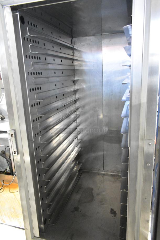 Dinex IRAC15 Metal Commercial Single Door Reach In Cooler on Commercial Casters. 120 Volts, 1 Phase. Tested and Working! - Image 5 of 6