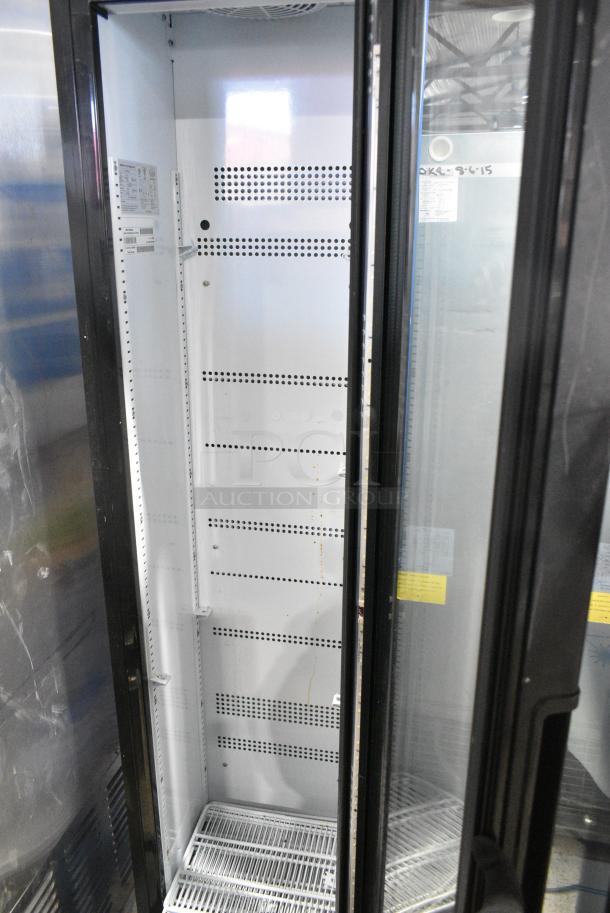 IDW G-11-C33EB Metal Commercial Single Door Reach In Cooler Merchandiser w/ Poly Coated Racks. 115 Volts, 1 Phase. Tested and Working! - Image 3 of 5