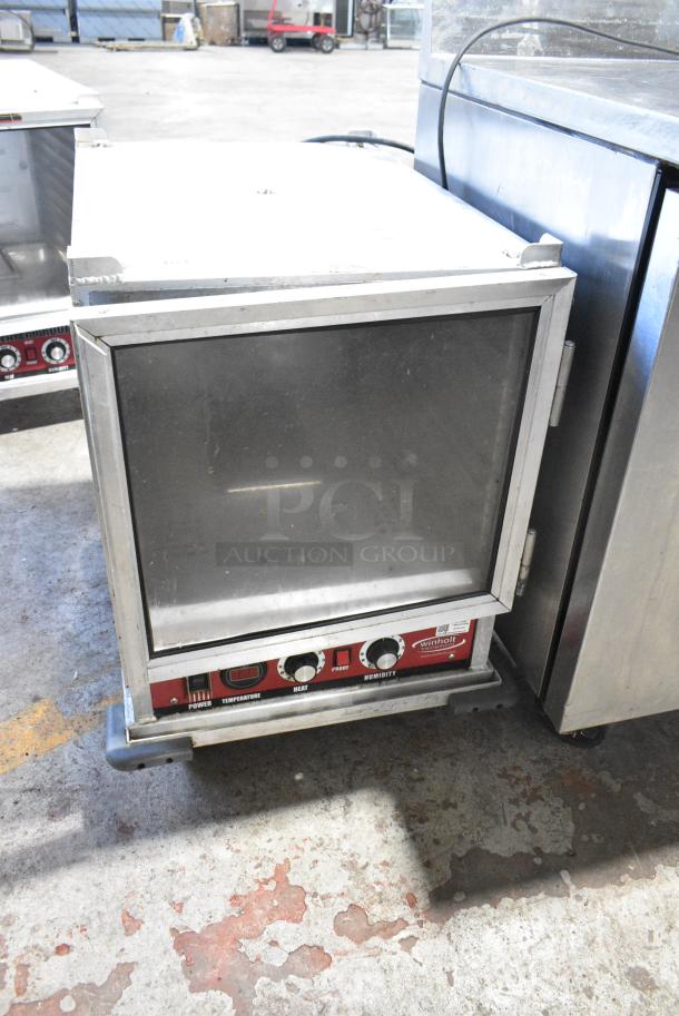 Winholt NHPL-1810-CA-LC-RCKT Metal Commercial Heated Holding Cabinet on Commercial Casters. 120 Volts, 1 Phase. Tested and Powers On But Does Not Get Warm - Image 1 of 7