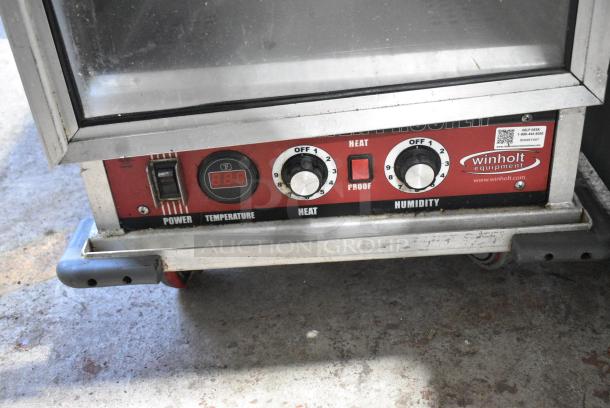 Winholt NHPL-1810-CA-LC-RCKT Metal Commercial Heated Holding Cabinet on Commercial Casters. 120 Volts, 1 Phase. Tested and Powers On But Does Not Get Warm - Image 3 of 7