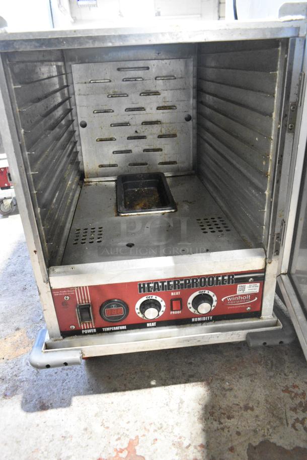 Winholt NHPL-1810-CA-LC-RCKT Metal Commercial Heated Holding Cabinet on Commercial Casters. 120 Volts, 1 Phase. Tested and Powers On But Does Not Get Warm - Image 5 of 7