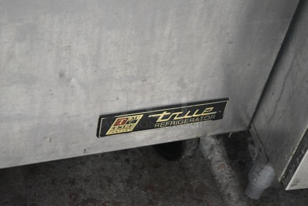 True TWT-36 ENERGY STAR Stainless Steel Commercial 2 Door Work Top Cooler on Commercial Casters. 115 Volts, 1 Phase. Tested and Working! - Image 2 of 7