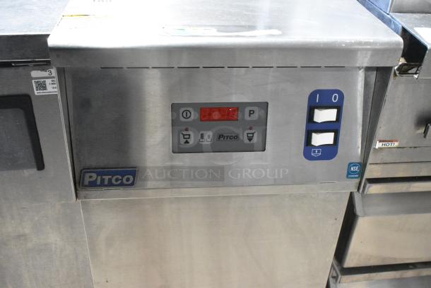 Pitco Frialator SRTE Stainless Steel Commercial Floor Style Electric Powered Rethermalizer w/ 2 Metal Fry Baskets. 208 Volts, 3 Phase. - Image 3 of 6