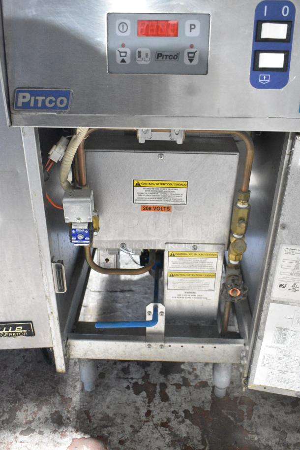 Pitco Frialator SRTE Stainless Steel Commercial Floor Style Electric Powered Rethermalizer w/ 2 Metal Fry Baskets. 208 Volts, 3 Phase. - Image 5 of 6