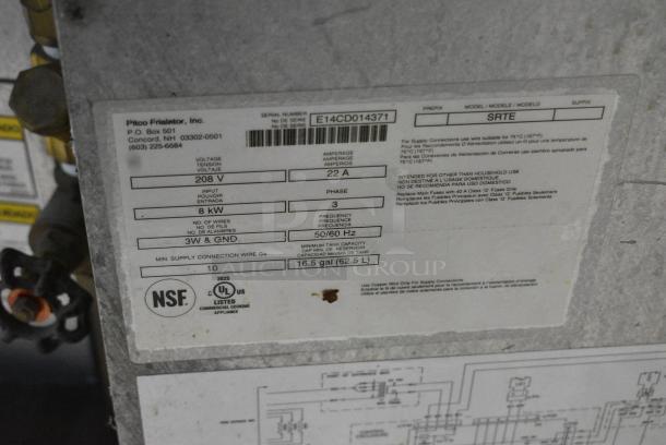 Pitco Frialator SRTE Stainless Steel Commercial Floor Style Electric Powered Rethermalizer w/ 2 Metal Fry Baskets. 208 Volts, 3 Phase. - Image 6 of 6