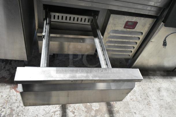 Southbend Stainless Steel Commercial Charbroiler Grill on  2018 Stainless Steel 2 Drawer Chef Base. 115 Volts, 1 Phase. Tested and Powers On But Does Not Get Cold - Image 6 of 9