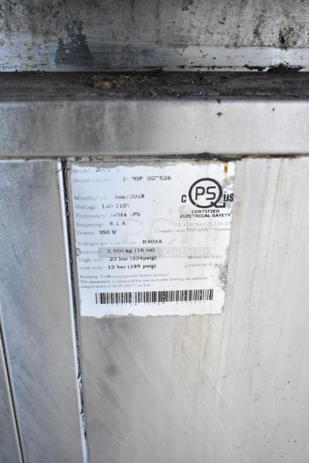 Southbend Stainless Steel Commercial Charbroiler Grill on  2018 Stainless Steel 2 Drawer Chef Base. 115 Volts, 1 Phase. Tested and Powers On But Does Not Get Cold - Image 9 of 9