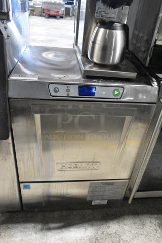 Hobart LXEH Stainless Steel Commercial Undercounter Dishwasher. 120/208-240 Volts, 1 Phase.
