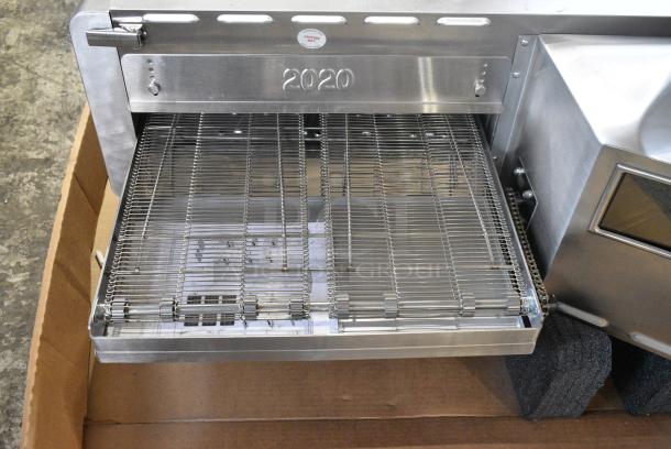 BRAND NEW SCRATCH AND DENT! 2024 Turbochef HHC2020 Stainless Steel Commercial Countertop Electric Powered Conveyor Rapid Cook Oven. 208/240 Volts, 3 Phase. - Image 5 of 8