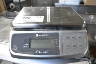 San Jamar Escali SCDGM66 Countertop Scale. Tested and Working!