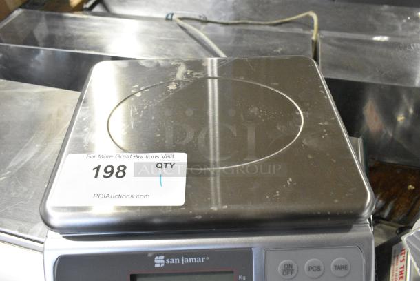 San Jamar Escali SCDGM66 Countertop Scale. Tested and Working! - Image 4 of 6