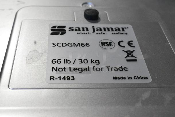 San Jamar Escali SCDGM66 Countertop Scale. Tested and Working! - Image 6 of 6