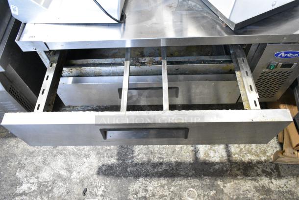 Atosa Stainless Steel Commercial 2 Drawer Chef Base on Commercial Casters. 115 Volts, 1 Phase. Tested and Working! - Image 4 of 5