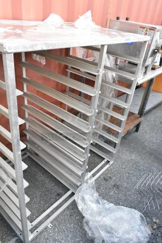 Metal Commercial Double Pan Rack.