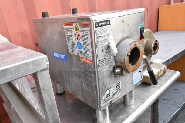 Pro-cut KG-22W Metal Commercial Countertop Meat Grinder Base. 115 Volts, 1 Phase. - Image 2 of 7