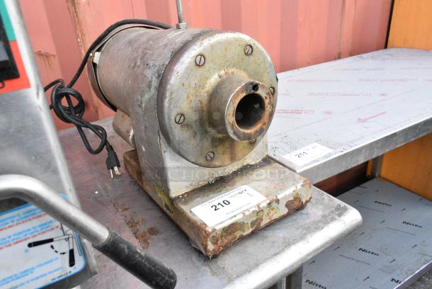 Metal Commercial Countertop Meat Grinder Base. 115 Volts, 1 Phase. - Image 2 of 3