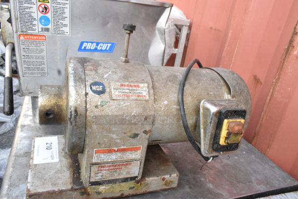 Metal Commercial Countertop Meat Grinder Base. 115 Volts, 1 Phase. - Image 3 of 3