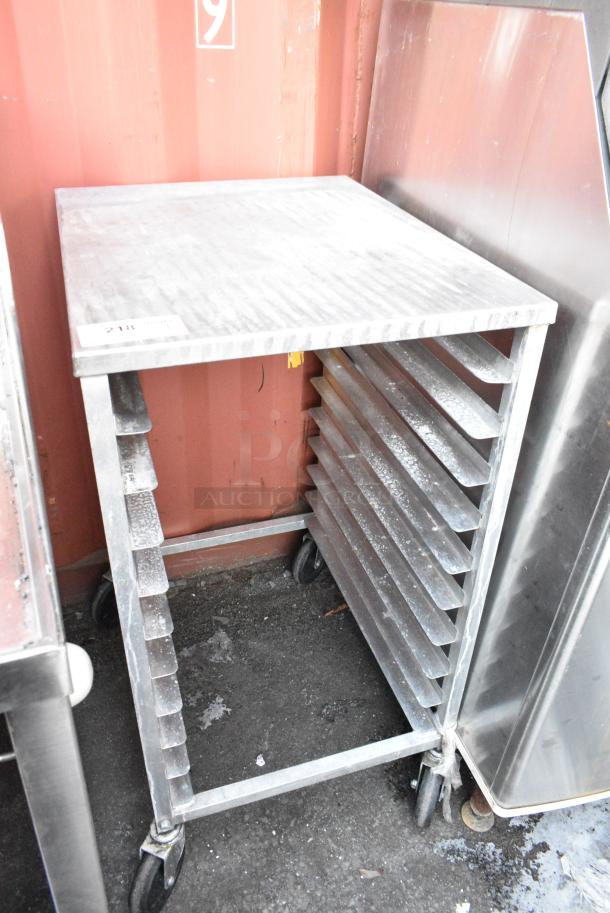 Metal Pan Transport Rack on Commercial Casters. - Image 3 of 4
