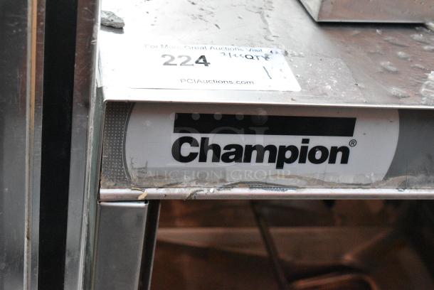 Champion Stainless Steel Commercial Undercounter Dishwasher. Door Does Not Stay Closed. - Image 2 of 7