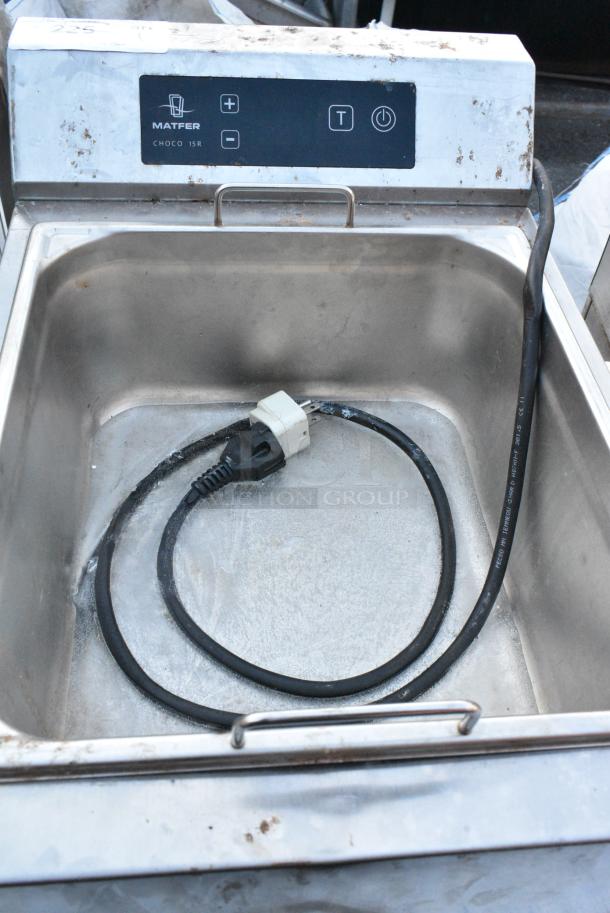 Matfer Choco 15R Stainless Steel Countertop Chocolate Tempering Machine. 110 Volts, 1 Phase. - Image 4 of 6