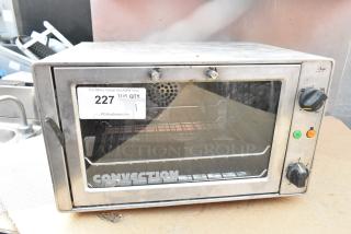 Metal Countertop Electric Powered Convection Oven.
