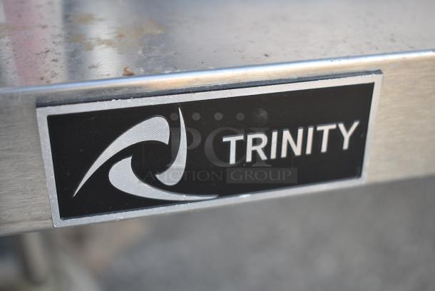 Stainless Steel Table w/ Under Shelf and Contents Including Drop In Bins. - Image 5 of 5