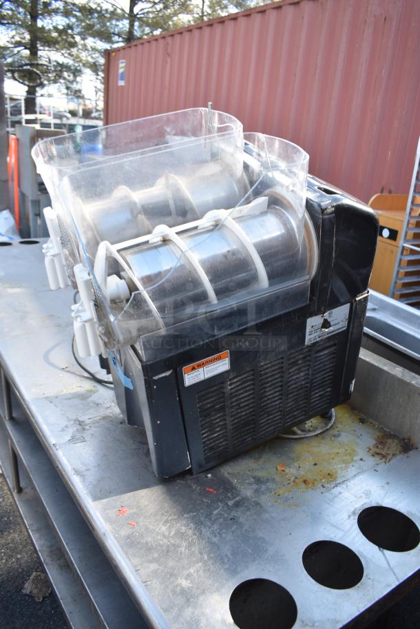 Bunn ULTRA-2 Stainless Steel Commercial Countertop 2 Hopper Slushie Machine. See Pictures for Broken Hopper and Missing Lids. 120 Volts, 1 Phase. Tested and Powers On But Does Not Get Cold - Image 3 of 6