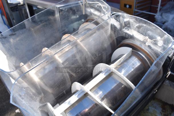 Bunn ULTRA-2 Stainless Steel Commercial Countertop 2 Hopper Slushie Machine. See Pictures for Broken Hopper and Missing Lids. 120 Volts, 1 Phase. Tested and Powers On But Does Not Get Cold - Image 4 of 6