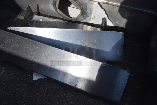 4 Metal Wall Mount Shelf. Includes 60x12x10. 4 Times Your Bid! - Image 4 of 5