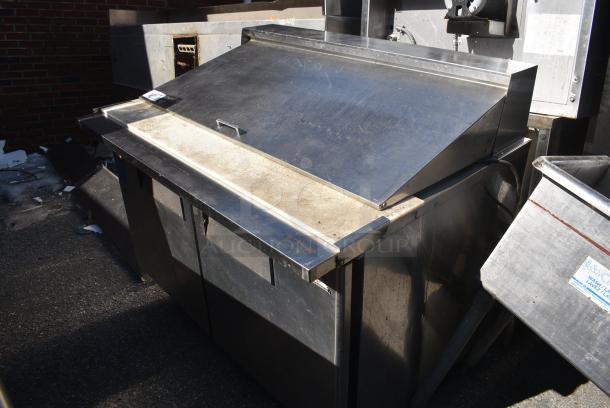 Everest EPBR2 Stainless Steel Commercial Sandwich Salad Prep Table Bain Marie Mega Top. 115 Volts, 1 Phase. - Image 2 of 8