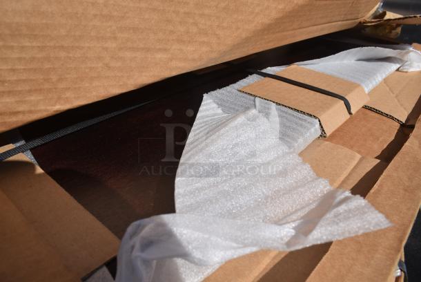 Metal Pan Transport Rack on Commercial Casters. Comes w/ Boxes of Maple Espresso Panels - Image 6 of 7